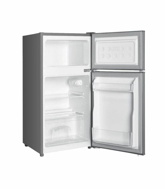 Roch Fridge 85L Double Door RFR-110D-B With Free Fridge Gaurd