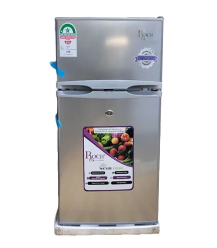 Roch Fridge 85L Double Door RFR-110D-B With Free Fridge Gaurd
