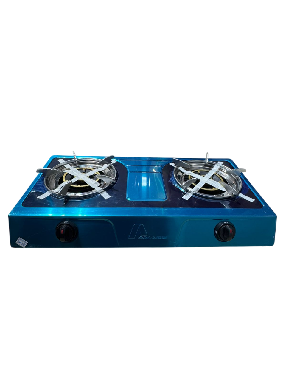 Amaze Cooker 2 Gas Pure Copper Burners Stainless Steel Body