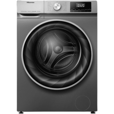 Hisense Washing Machine 10/6 Kg Washer And Dryer Washing Machine, 1400RPM, Silver