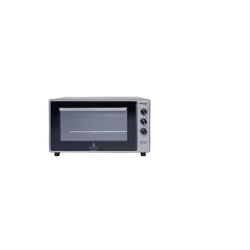 Legacy Gas Oven 60L Black and Stainless Steel with silver handle