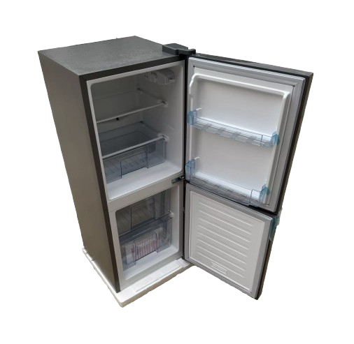 Vision Fridge 140L Botto-Mounted Freezer Double Door VPFD140NC-B With Free Fridge Gaurd