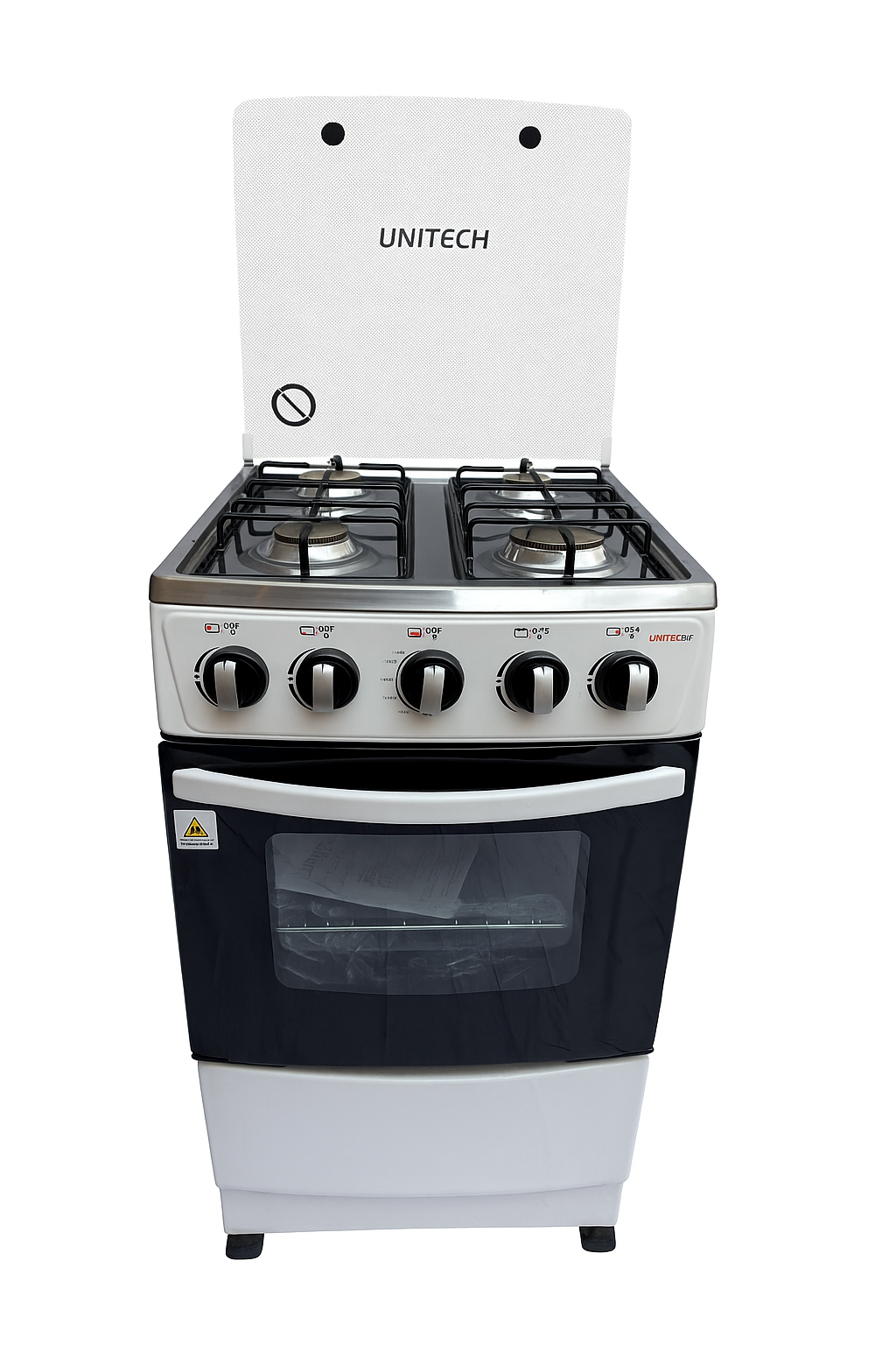 Best price for Unitech Cooker 4 Gas Burners With Gas Oven 50by55 Color ...