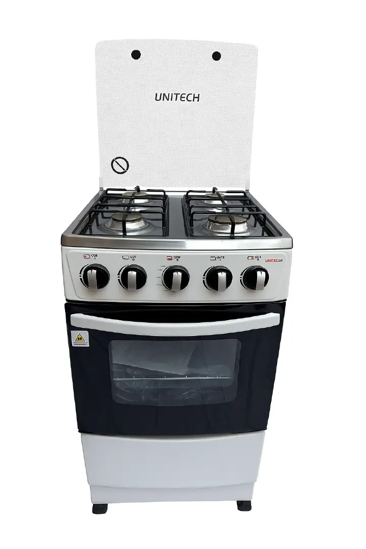 Unitech Cooker Free Standing ,4 Gas Burners,Gas Oven  50*55*84cm