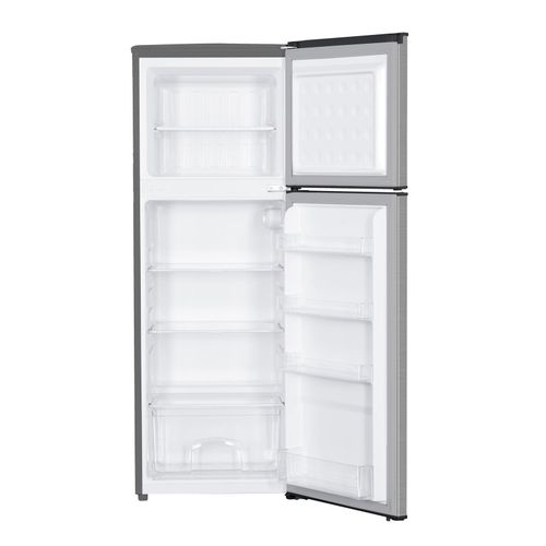 Roch Fridge 182L Direct Cool Double Door  Silver RFR-230DT-B