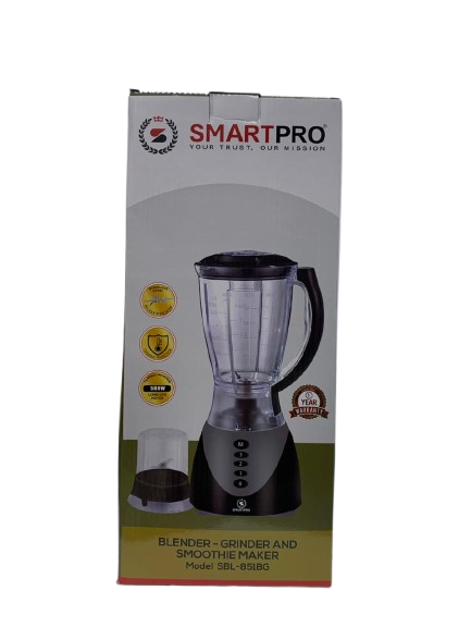SmartPro Blender 2-in-1 With Grinder 1.5L 500W
