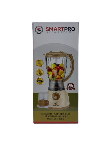 Smartpro Blender 2-in-1 With Grinder 1.5L 500W SBL-855C