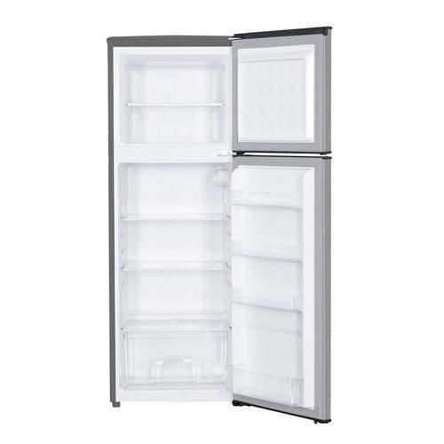 Roch Fridge 170L Direct Cool Double Door  Silver RFR-210DT-I