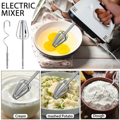 Ipcone Hand Mixer  Automatic 7 Speed High Power Electric 260W - White