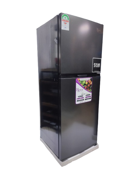 Roch Fridge 197L Non Frost Double Door RFR-250DT-B
