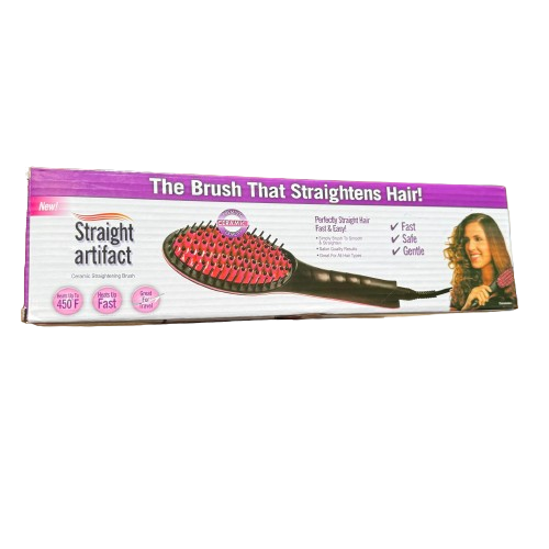 Nunix Hair Straightening Brush Comb  Electric HQT-906B