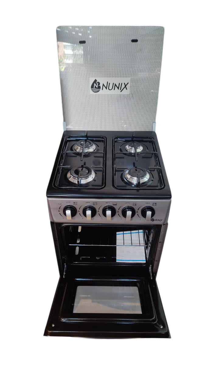 Nunix Cooker 4 Gas Burners Gas Oven 50*55*84cm WLD-560-GO