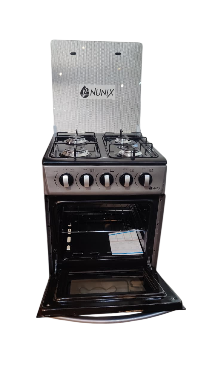 Nunix Cooker 4 Gas Burners Gas Oven 50*55*84cm WLD-560-GO