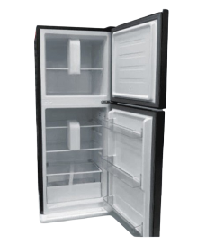 TCL fridge  F270TM 207 Top-Mount Double Door Silver Refrigerator With Free Fridge Gaurd