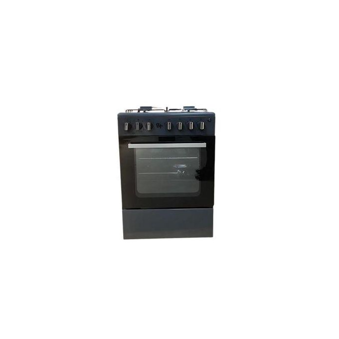 BJS Cooker, Elite 60x60 3+1 Electric/Gas Cooker ,Turbo Fan, CAST pan support - Oven 60L Capacity BJS I-6011T Grey