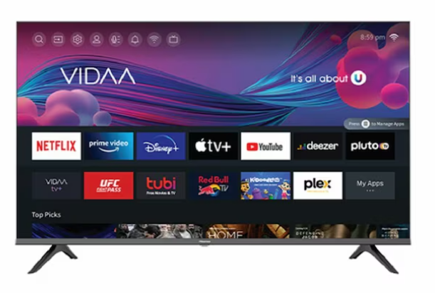Hisense A6QKEN 43 Inch 4K UHD Smart TV