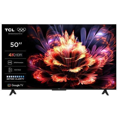 TCL TV 50 Inch 50V6C 4K HDR Smart Google TV Ultra HD, Dolby Audio, Netflix, YouTube, WiFi and  Bluetooth