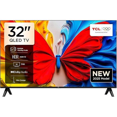 TCL TV 32 Inch 32S5K FHD QLED Smart TV  Full HD, HDR, Google TV, Dolby Audio