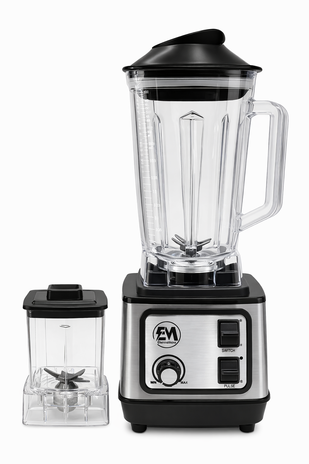 ElectroMate 2-In-1 Blender With Grinder BD07 High Power Kitchen Blender 2L