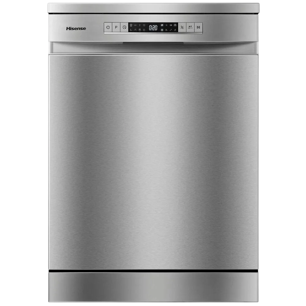 Hisense HS622E90G 13 Place Setting Dishwasher, Stainless Steel, Multiple Wash Programs