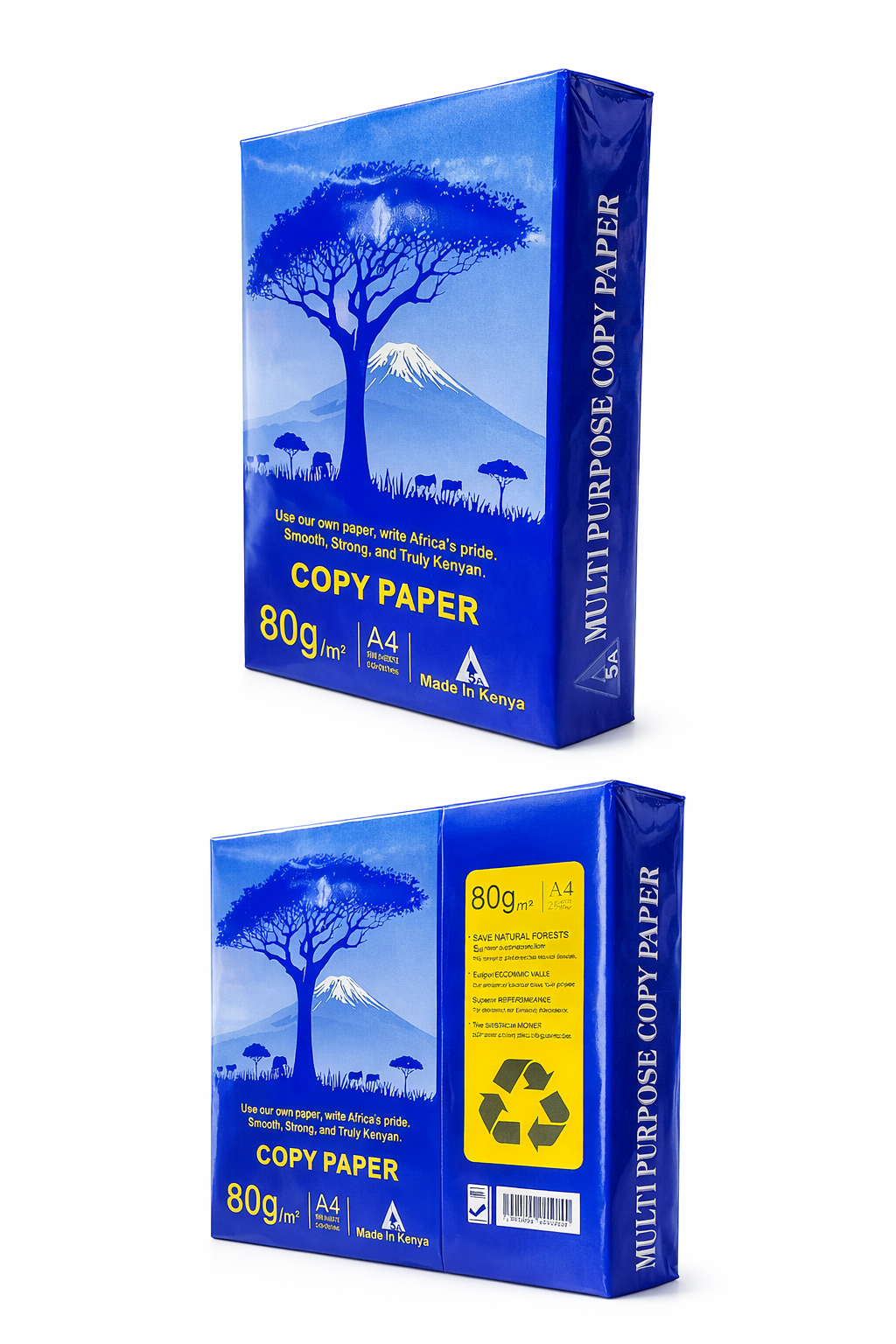 A4 Multipurpose Copy Paper  80gsm Premium Printing Paper, Smooth White Office Paper, 500 Sheets Ream