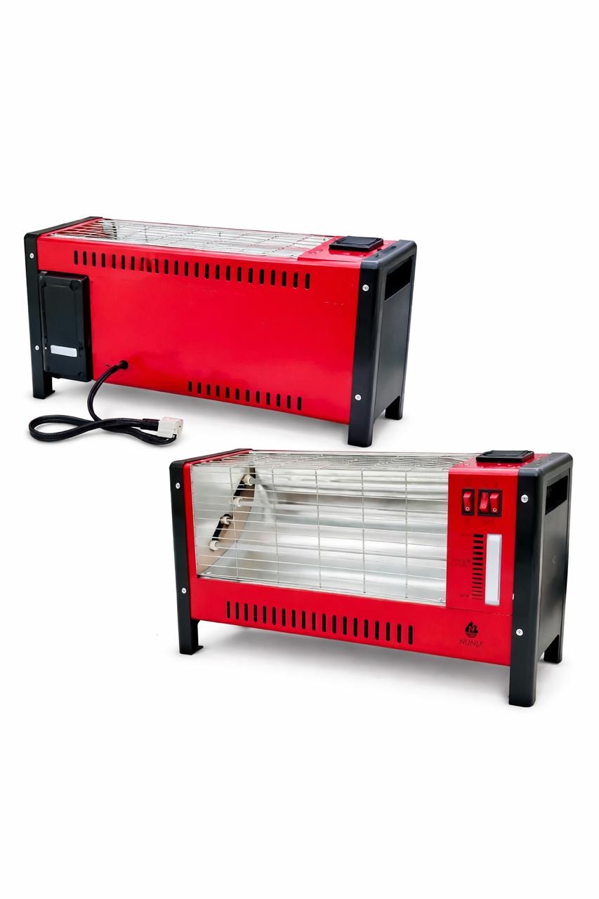 Nunix heater HQ20 3-Sided Quartz Room Heater with Humidifier – Energy-Efficient Indoor Space Heater with 1-Year Warranty