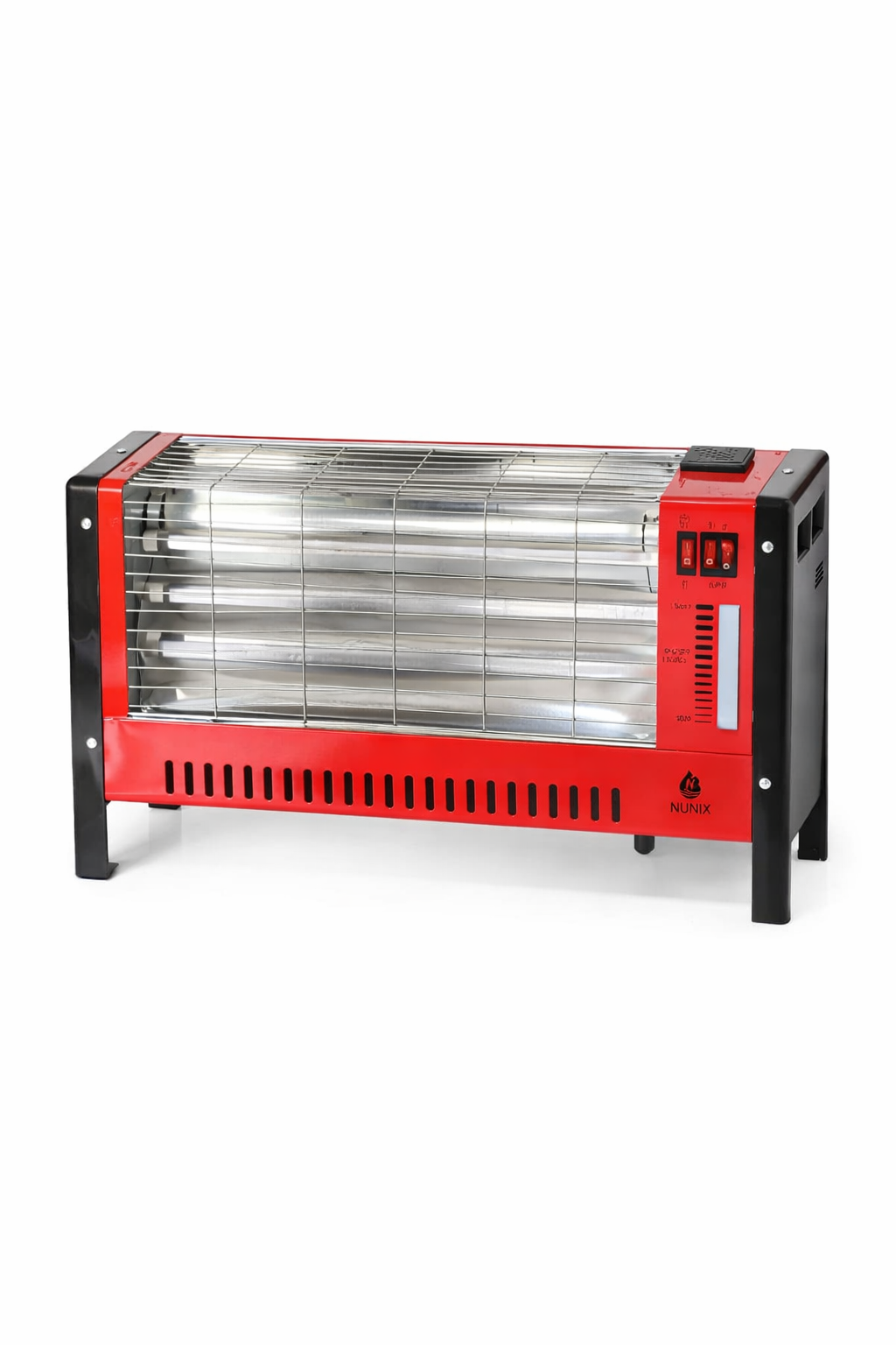 Nunix heater HQ20 3-Sided Quartz Room Heater with Humidifier – Energy-Efficient Indoor Space Heater with 1-Year Warranty