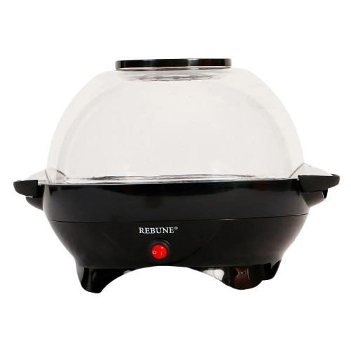 Rebune Popcorn Maker RE-5-045 800W, 24 Cups Capacity, Non-Stick, Detachable Plate, Electric Popcorn Machine