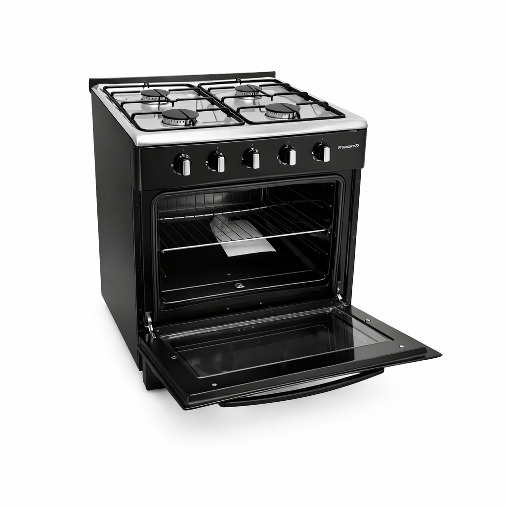 Volsmart 4 Gas + Gas Oven  Freestanding Gas Cooker Cooking Range with 60L Oven VGS-680 60*60