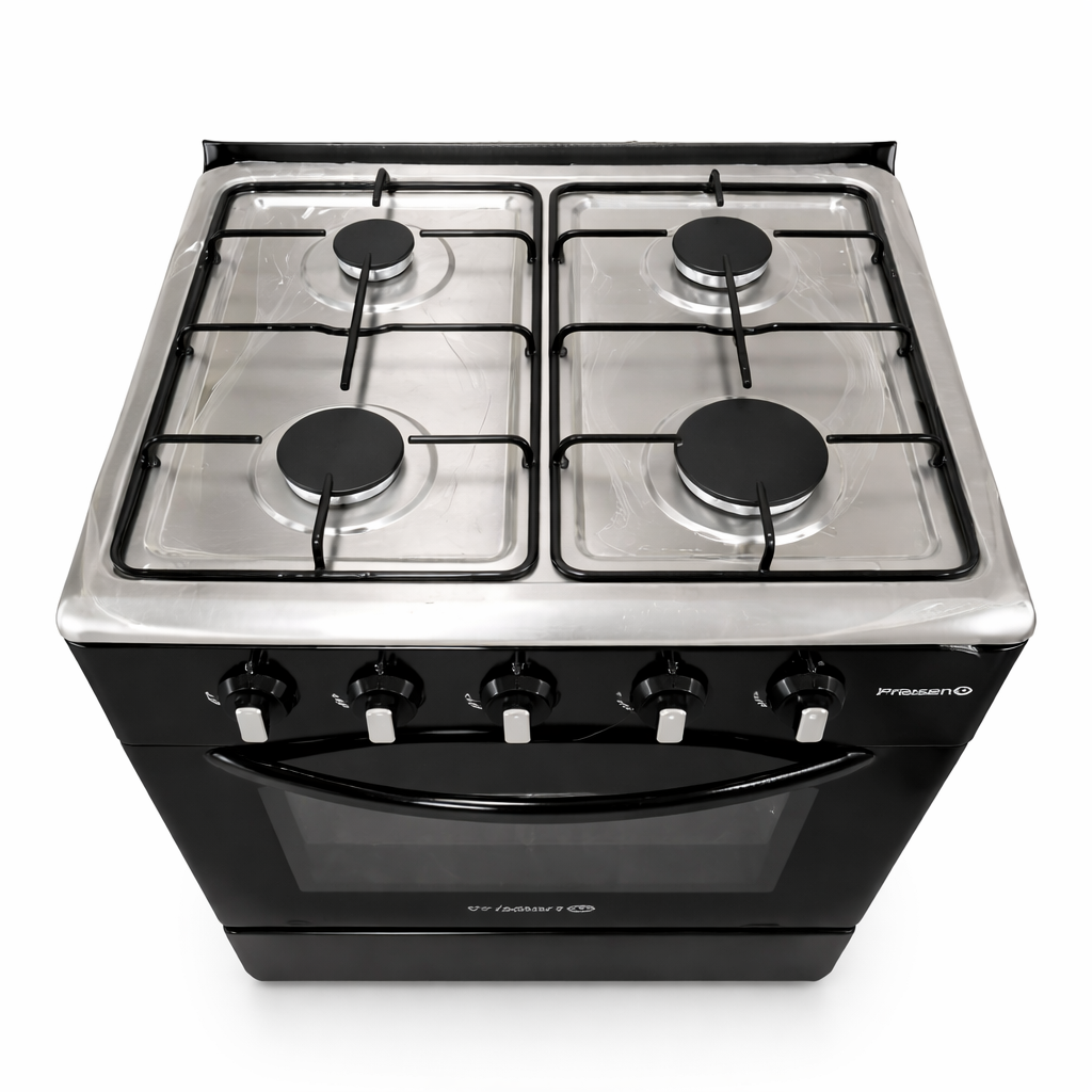 Volsmart 4 Gas + Gas Oven  Freestanding Gas Cooker Cooking Range with 60L Oven VGS-680 60*60