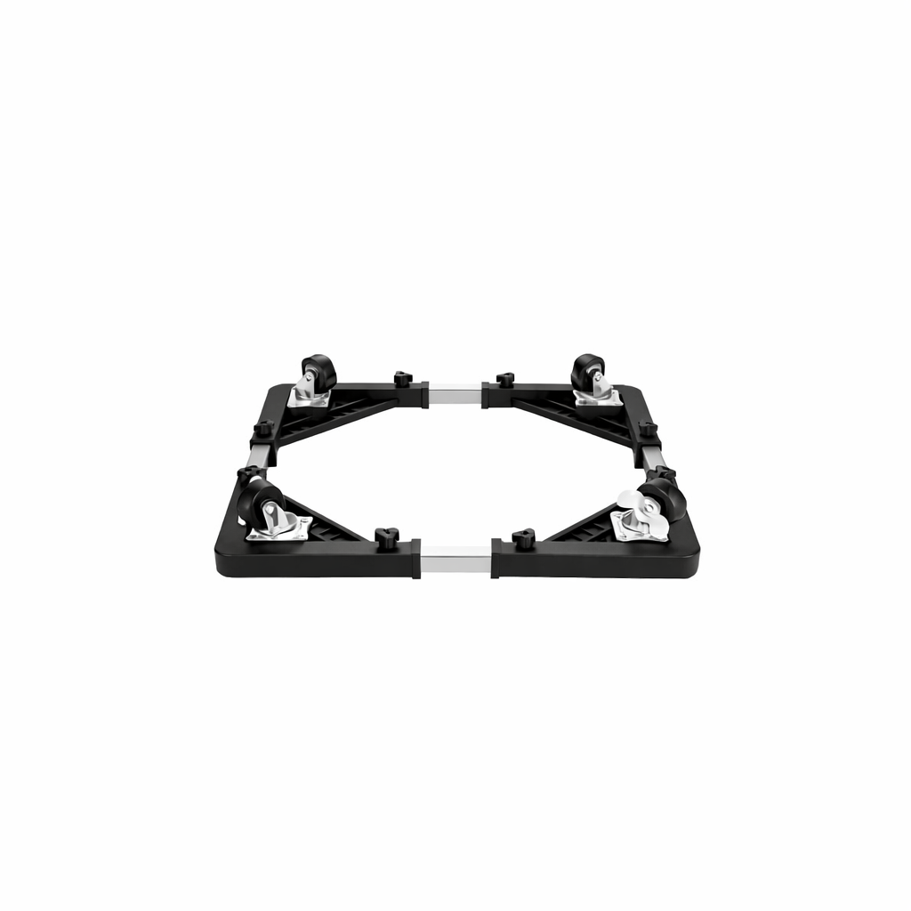 Detachable universal roller refrigerator base bracket, refrigerator handcart bracket, adjustable and extendable storage rack, suitable for home kitchens