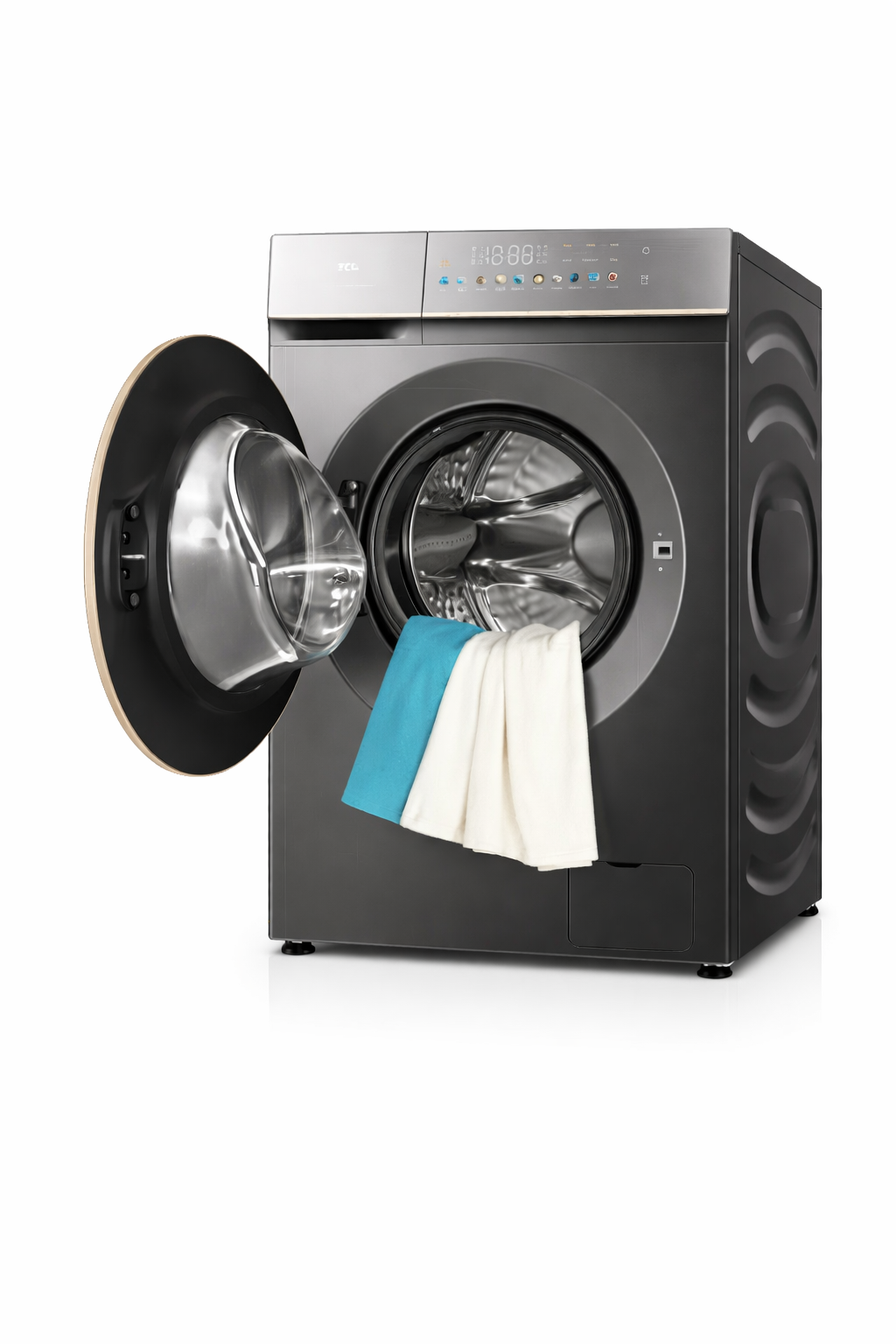 TCL 10/7KG C7110WDG Was and Dry Front Load Washing Machine and Dryer, DD Inverter Motor, Steam Wash, Air Wash, 1400RPM, A+++ Energy Saving