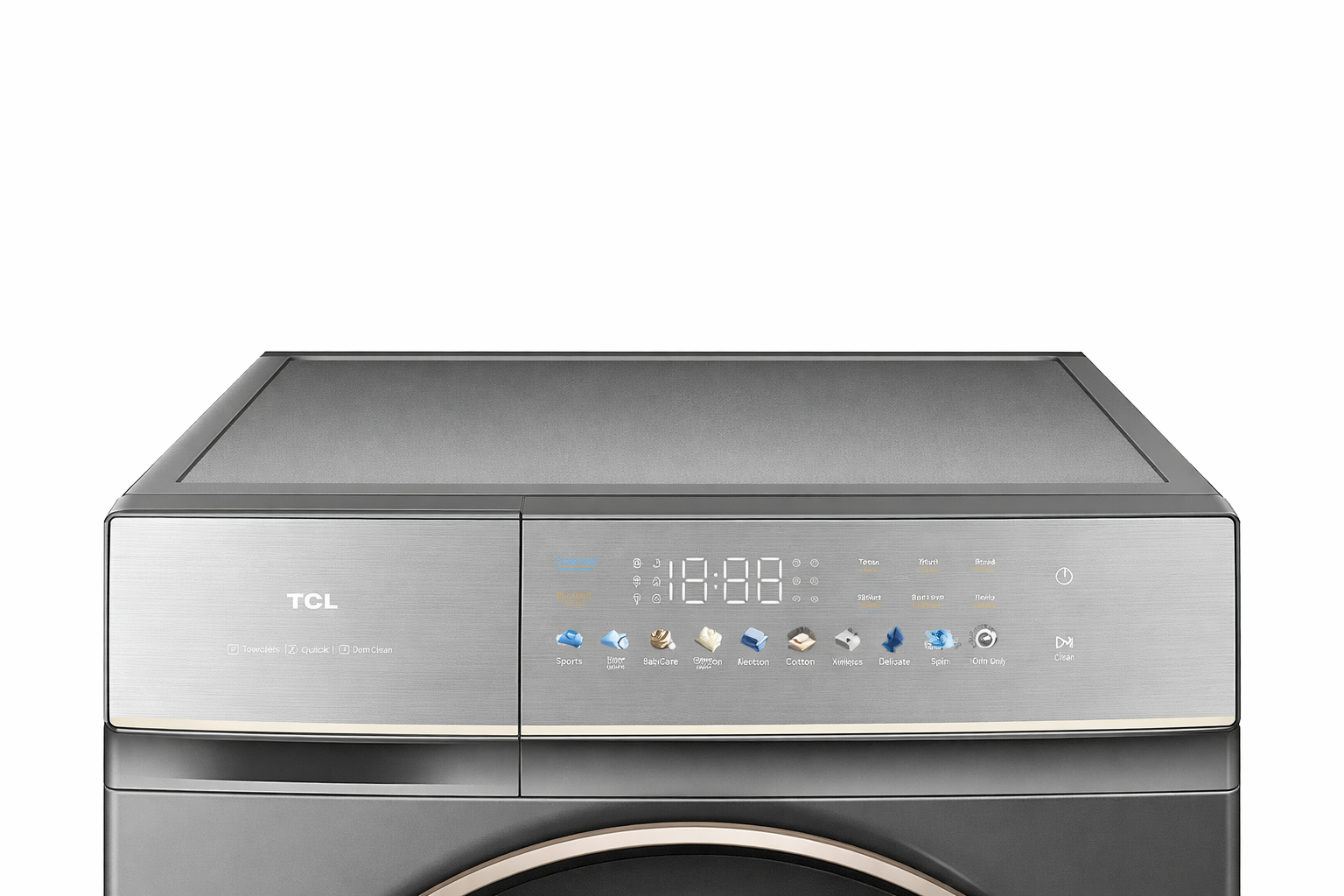 TCL 10/7KG C7110WDG Was and Dry Front Load Washing Machine and Dryer, DD Inverter Motor, Steam Wash, Air Wash, 1400RPM, A+++ Energy Saving