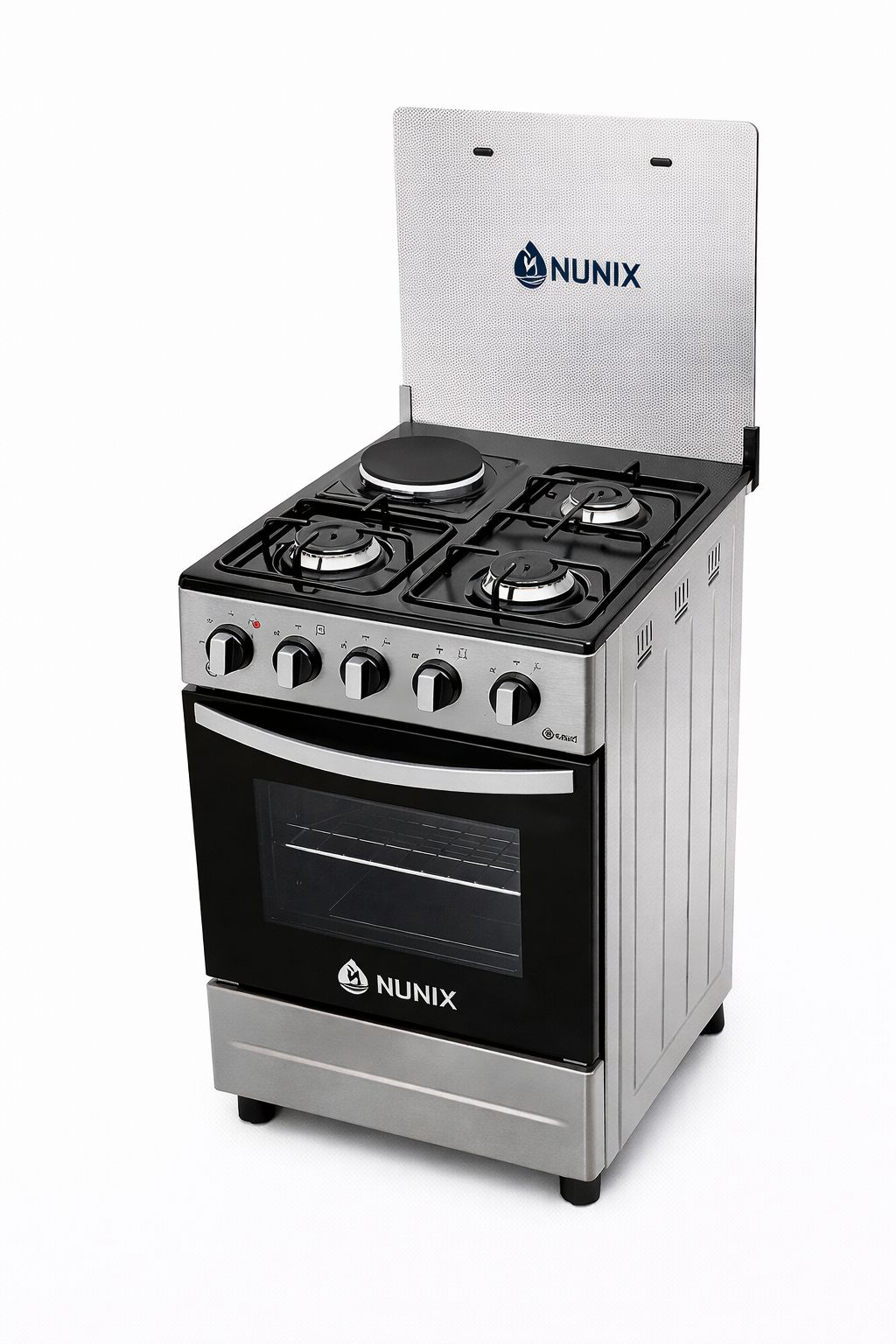 Nunix cooker Free Standing 3 Gas+1 Hotplate With Gas Oven 1year warranty WLD-560-3G1E 50*55cm