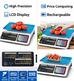 ElectroMate 40KG Digital Shop Scale CS01 LED Display Price Computing Machine