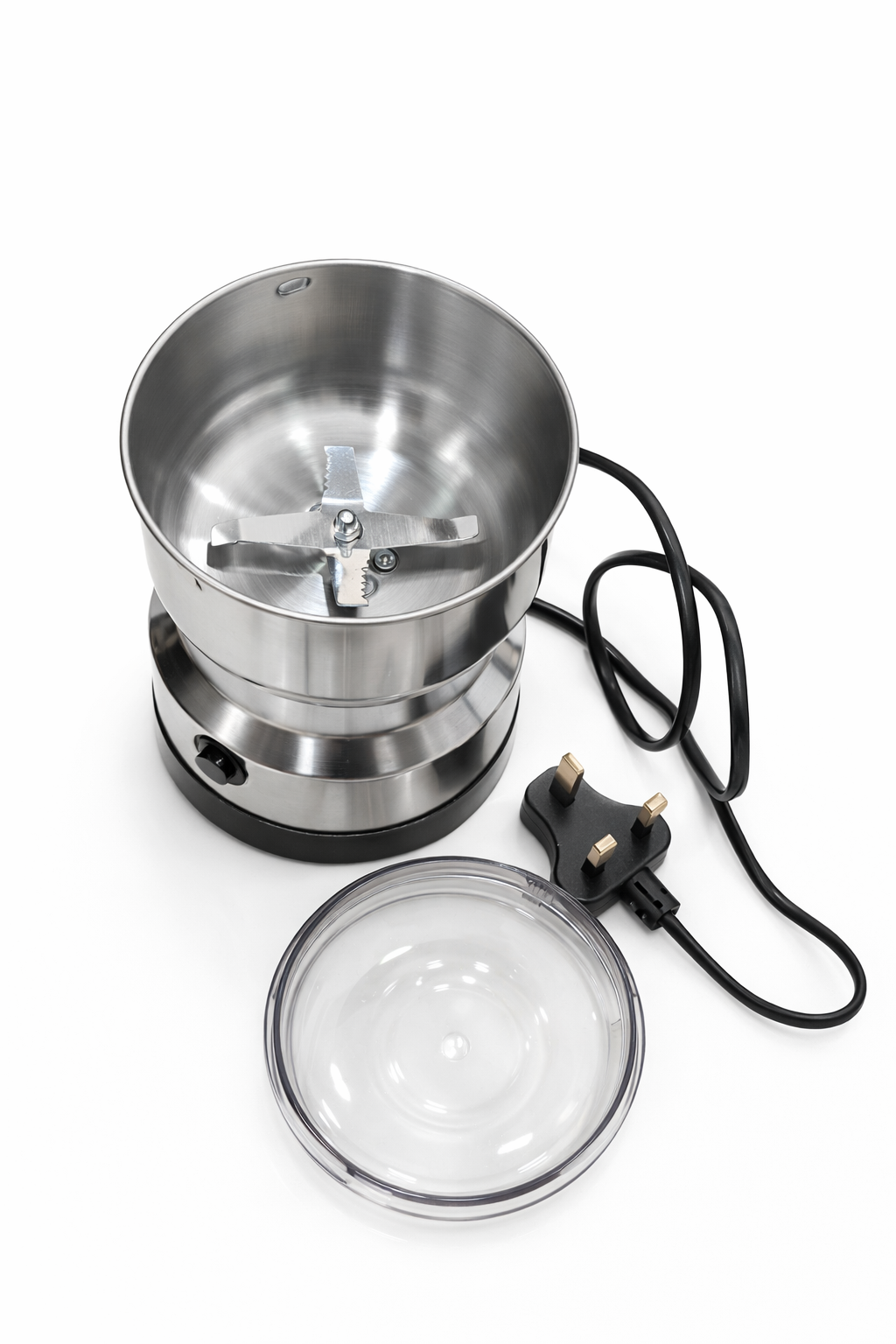 LAC Laichy Grinder L-0624 Electric – 150W Stainless Steel Coffee &amp; Spice Grinder with Metal Blade
