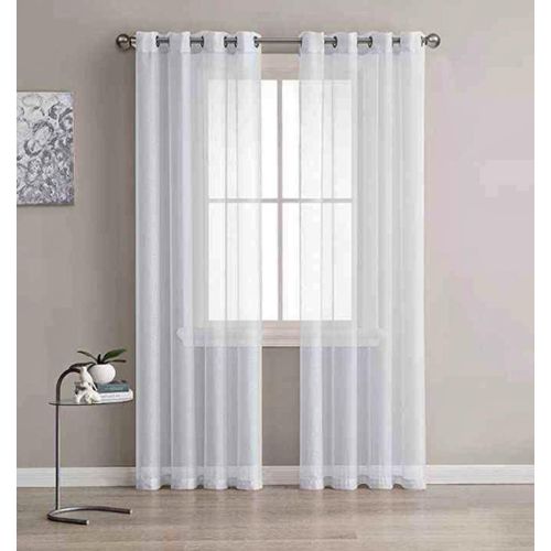 3PCS Brown Curtain Set (2PCS 1.5m Panels + 1PCS Sheer) – Elegant Window Curtains for Living Room/Bedroom