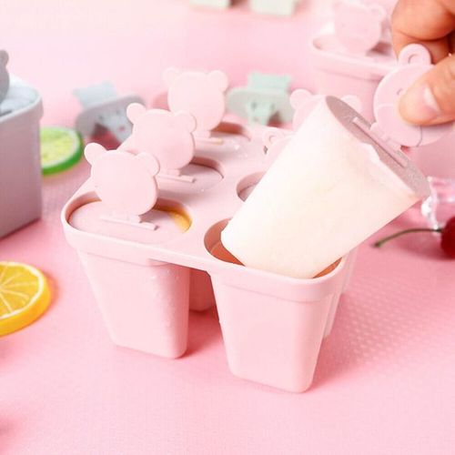 6-piece Set Ice Cream Mold Mould Popsicle Maker Box DIY