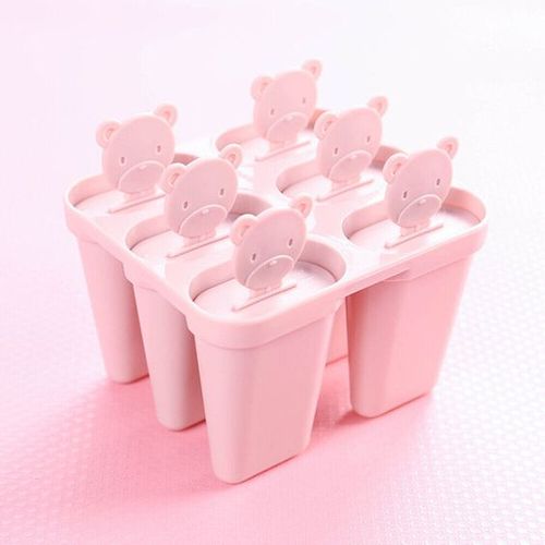 6-piece Set Ice Cream Mold Mould Popsicle Maker Box DIY