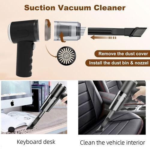 Wireless Car 3in1 Vacuum Cleaner - Both Wet And Dry