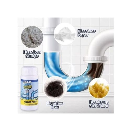 Sink Dredger/ Unblocker Deodorizes, Unclogs Drainage, Sinks