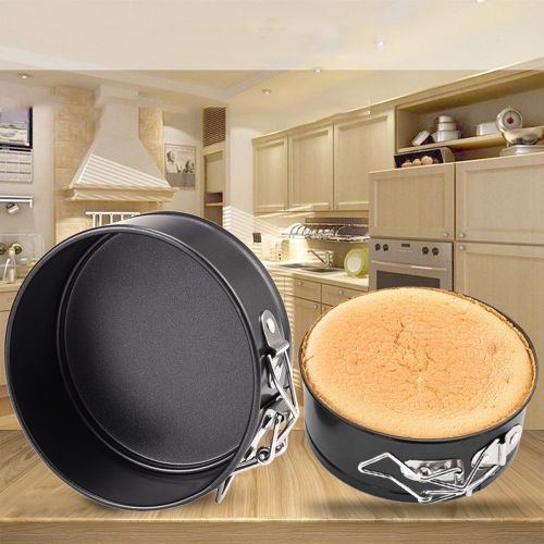 Non-Stick Round Cake Baking Tins Set18,22& 26cms-3 Pieces