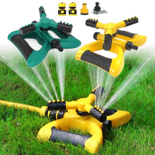 3 Arm 360⁰ Auto-Rotating Water Garden Sprinkler