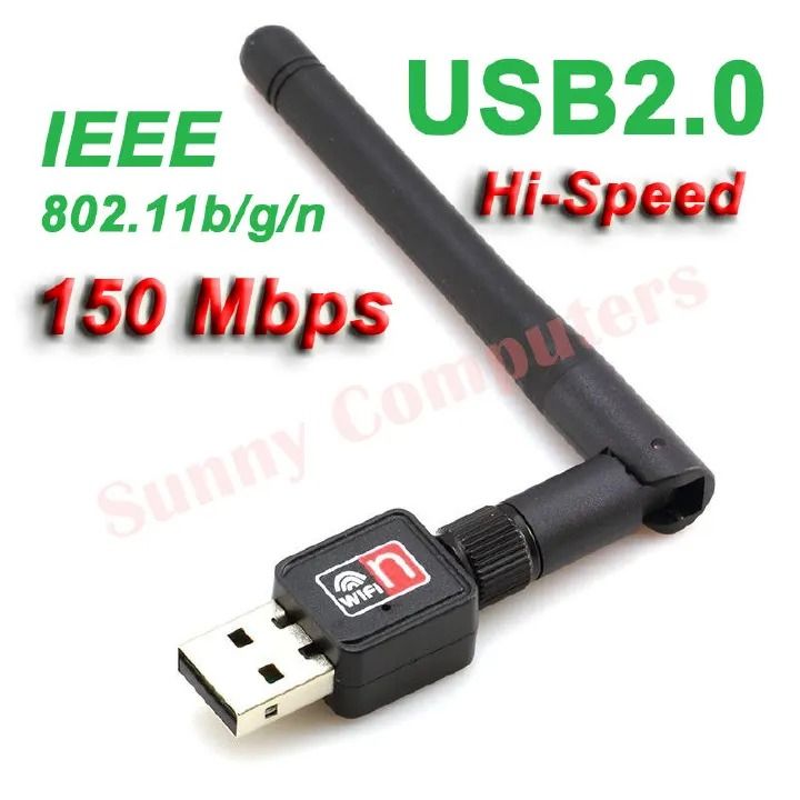 300Mbps USB WiFi  Adapter Wireless WiFi Dongle Network Card Dual Band 2.4G 5GHz Wi-Fi Antenna Mini Wireless Receiver PC Accessories -