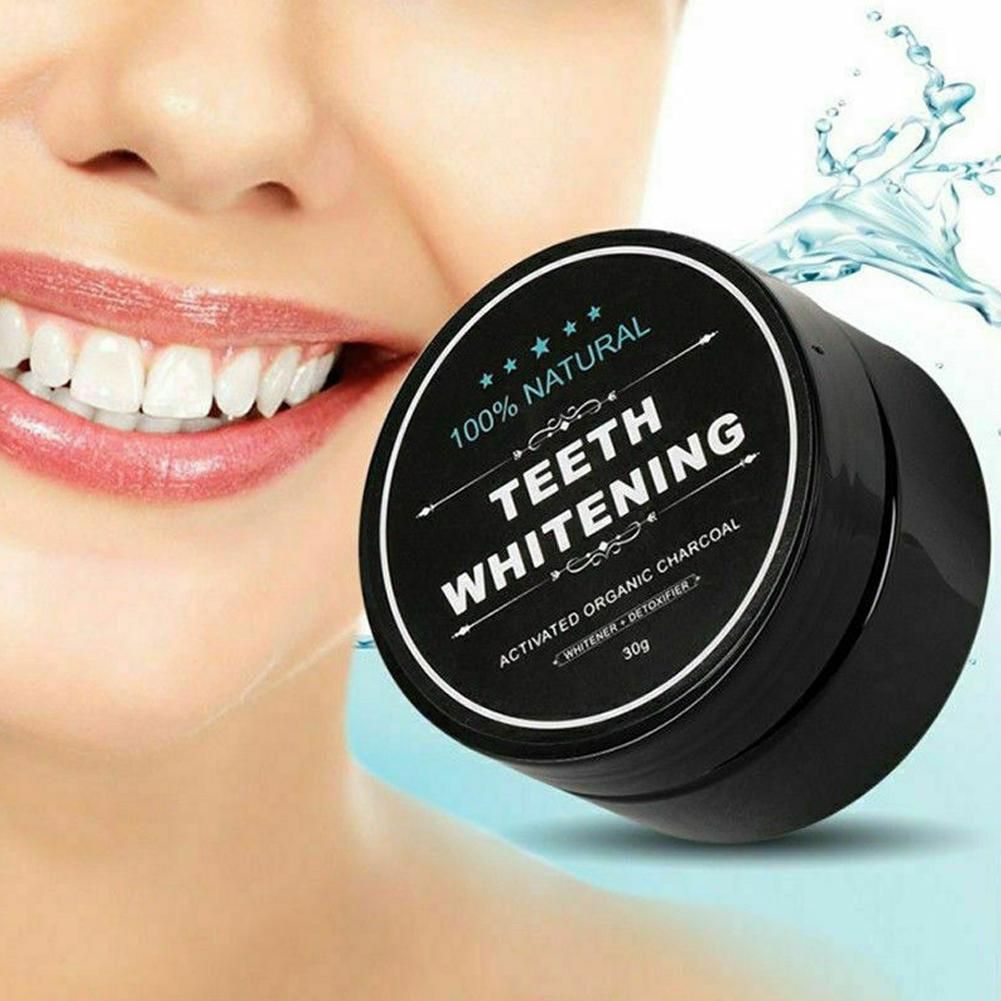 Teeth Whitening Oral Care Wood Natural Activated Charcoal Toothpaste Breath Tartar Coconut Powder Freshen Breath -
