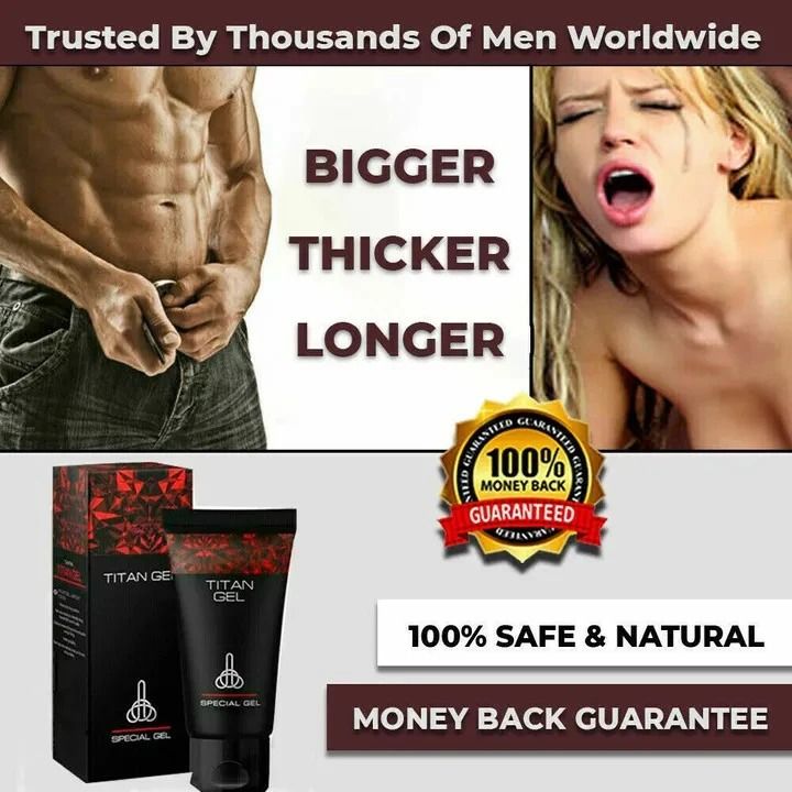 Titan Gel Man Penis Enlargement Cream Sex Gel Big Dick Lasting Erection Size Health Care Penis Growth Thicken Enlarge Enhancer XXL Cream--