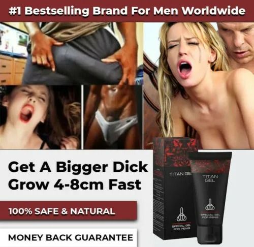 XXXL Penis Enlargement Permanent Thickening Growth Man Massage Enlargement Cream Cock Erection Enhance Big Dick Enlarge Men Libido Booster - Titan Gel-