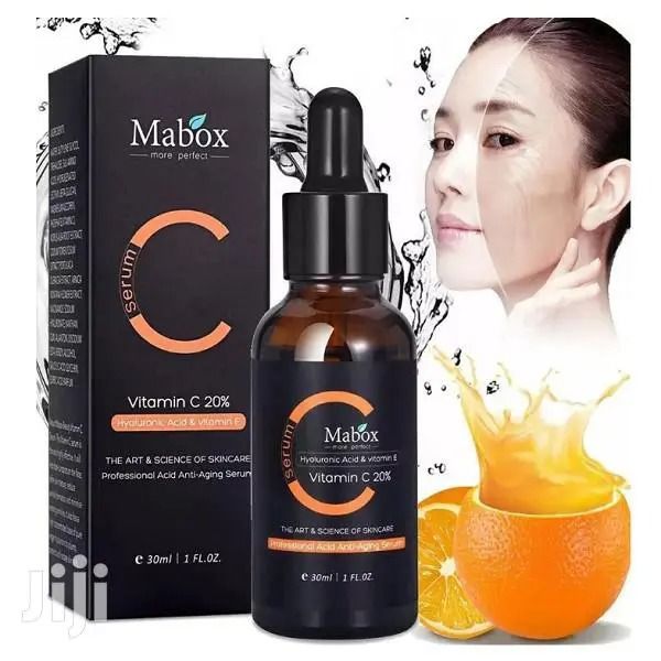 Mabox Wrinkles Removal Vitamin C Face Serum Remove wrinkles Firm Lifting Fade Fine Lines Anti Aging Essence Brighten moisturize 30ML -