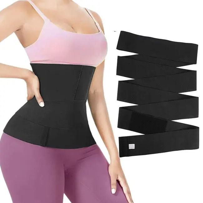 Waist Trainer, Workout Trimmer Belt  Waist Trimmers, Tummy Control For Body Shaper For Women  Tummy Slimming Sheath Reducing Girdle Corset Women Binders Shapers Tummy Wrap Body Shapewear Slimming Belt