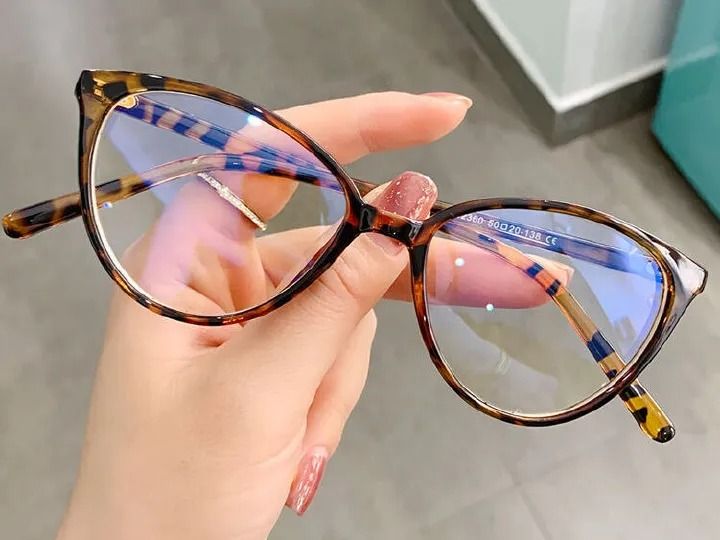Computer Glasses Frame Women Men Anti Blue Light Round Eyewear Blocking Glasses Optical Spectacle Reading Eyeglass Blue light blocking glasses -